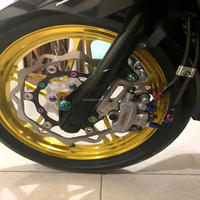 Vis à tête plate en titane M6 M8 M10 anodisées CNC, écrous et vis en titane brut Gr5, vis en titane pour moto