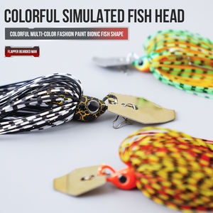 DN 7g 9g 11g 13g 18g 21g isca de pesca com lâmina de chamariz 6 cores isca de saia chamariz isca de banho não suspensa - Product Image 5