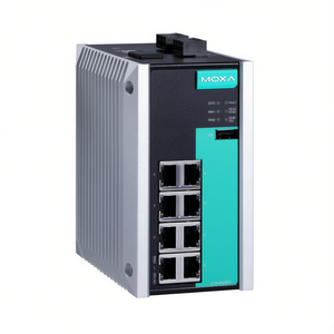 Commutateur Ethernet industriel géré Gigabit Moxa EDS-G508E-T 8 ports IEEE 802.3 avec ports RJ45 - Product Image 2
