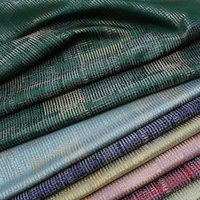 Tissu Jacquard Écologique Occultant Double Face pour Vêtements Hommes et Filles, Brocart Damassé Occultant