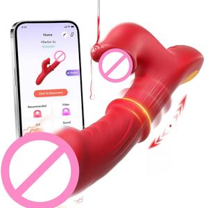 Masseur de point G féminin, vibromasseur vaginal haute performance, 10 fréquences, étanche, télescopique, avec fonction de succion clitoridienne, jouet sexuel USB - Product Image 5