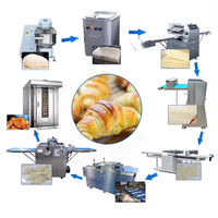 Équipement de boulangerie pour la production de croissants, de baguettes, de pains français, ligne de production de pâtisserie, machine à pain, machine à faire du pain à vendre