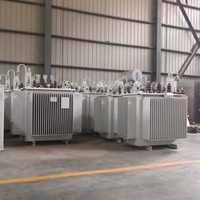 Transformateur de distribution d'énergie haute tension immergé dans l'huile triphasé YongHui, haute efficacité, faible encombrement