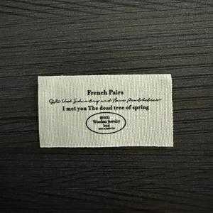 Sew on Non-Woven Washable Rectangle/Square Low MOQ Design Custom Private <b>Name</b> Logo No Fold T Shirt <b>Labels</b> for Garment Shoes Bags - Product Image 6