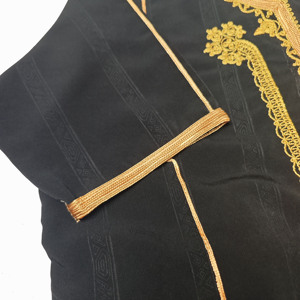 Premium Koshibo <strong>Men</strong> <strong>Thobe</strong> with Hood Moroccan Islamic Robe Traditional Saudi Sudanese Style Elegant Design - Product Image 3