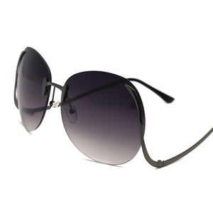 Lunettes de soleil polarisées pour femmes, nouvelle mode, rondes, avec logo personnalisé, design italien, protection solaire. - Product Image 4