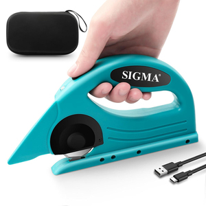 Taglierina Circolare Elettrica con Blocco di Sicurezza e Batteria al Litio per Taglio di Tessuti, Pelle e Tappeti in Casa e Negozio - Product Image 3