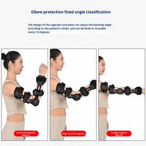 Attelle de Fixation du Coude en Alliage d'Aluminium Léger pour Rééducation de l'Aile Supérieure, Écharpe de Maintien pour <span class=keywords><strong>Fracture</strong></span> du Bras et Dislocation Limitée de l'Avant-bras - Product Image 5