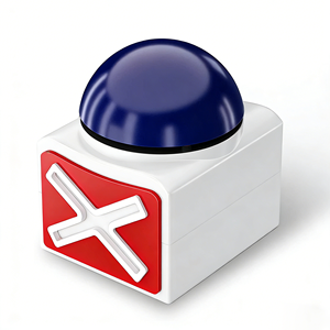 Botón Interactivo de Respuesta para Enseñanza, con Sonido y Luz Sincronizados, Grabación de 5 Segundos, Botón de Puntuación para la Participación del Estudiante - Product Image 1