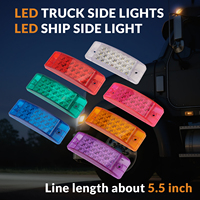 Feux de signalisation de remorque 12/24V, feux latéraux LED pour camion, remorque, voiture, moto