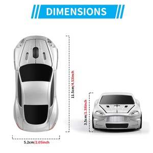 Không Dây Quang Chơi Game Chuột Xe Mô Hình Cuộn Bánh Xe Vui Chuột Máy Tính Cho Người Hâm Mộ Thể Thao Tay Phải Cho Máy Tính Xách Tay Máy Tính Để Bàn - Product Image 2