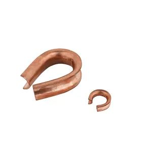 Customizable Electric Galvanized Copper Thimble for Wire Loop