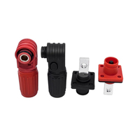 Connecteur de stockage d'énergie pour batterie 120A, prise rapide, borne en cuivre, prise d'alimentation coudée pour câble de 12mm2~20mm2, équipement électrique