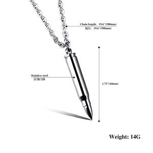 ब्लैक बुलेट यूरिन हार के लिए रंग का हार, स्मारक अंतिम संस्कार गहने धारक पालतू जानवरों के लिए गहने - Product Image 3