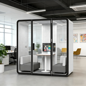 <span class=keywords><strong>Cabinas</strong></span> Acústicas Prefabricadas Modernas para Oficina, <span class=keywords><strong>Estudio</strong></span>, Grabación y Trabajo, con Aislamiento Acústico, tipo Cabina Telefónica - Product Image 2