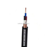 Câble blindé RVVP 2/3/4/5/6/7/8/10 conducteurs 18 20 22 28 17 15 AWG, fil de signalisation et de commande en cuivre nu isolé PVC