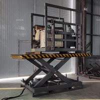 Table élévatrice à ciseaux hydraulique électrique DAHUI SJG2T-10T certifiée CE, plateforme élévatrice fixe pour atelier et usine