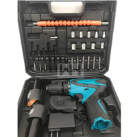 Perceuse à percussion sans fil - Vitesse variable, diamètre de perçage maximal de 10 mm, qualité industrielle et bricolage, alimentée par batterie