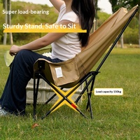 Chaise lune pliante portable d'extérieur, tabouret inclinable réglable pour le camping, la pêche et le croquis