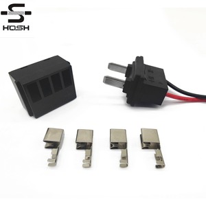 HQSH Battery Box 18650 Aluminum 4 Cell Connector <b>Clips</b> For Electric Bike Battery Pack - Product Image 1
