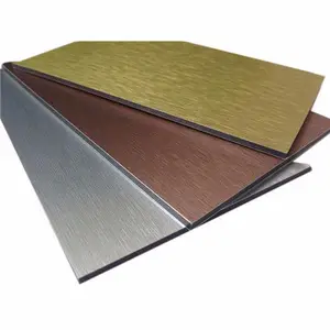 2Mm 3Mm 4Mm 5Mm 6Mm Hoge Kwaliteit Zilvergrijze Kleur Buigen Aluminium Composiet Paneel Deuren/Aluminium Bekleding Paneel Prijs