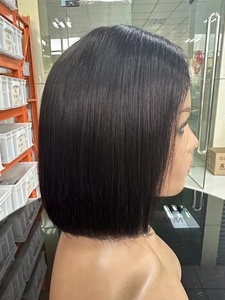 Perruques courtes bob en cheveux humains naturels pour femmes noires, perruque en dentelle transparente HD 4x4 13x4 - Product Image 3