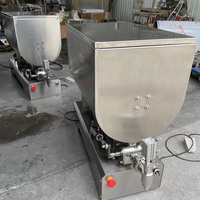 Remplisseuse semi-automatique pour confiture de fruits liquides en pâte Machine de remplissage pneumatique pour pâte liquide à trémie