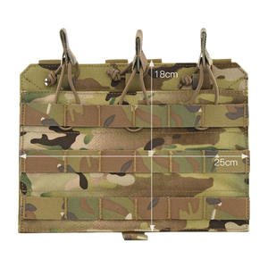 Portacargadores Gaf M4, Nailon 1000D, Táctico, MOLLE, Triple, para Deportes al Aire Libre, Camuflaje Verde, Negro, Primavera 2024 - Product Image 4
