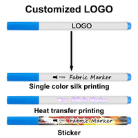KHY Markers24 Lot de 4 stylos marqueurs pour tissus à pointe biseautée arc-en-ciel de 32 30 couleurs