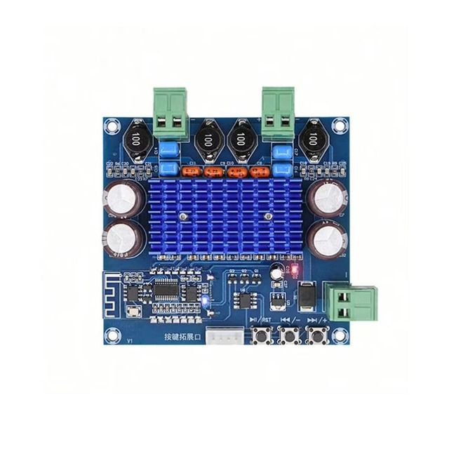 XH-A308 Blue Tooth 5.0 Audio Amplifier Board 50W*2 Stereo Sound AMP Class D DC 12-24V Digital Amplificador TPA3116D2