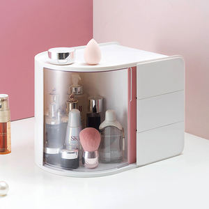 Organisateur de maquillage transparent en plastique acrylique pour femmes <span class=keywords><strong>YOUNA</strong></span>, tiroir à rouge à lèvres, bureau à domicile, sacs de rangement écologiques - Product Image 4