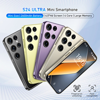 Mini Teléfono Inteligente Educativo S24 HD Deca Core Francés 4G LTE Android Desbloqueado Doble SIM para Estudio, Libros Electrónicos y Aprendizaje Escolar