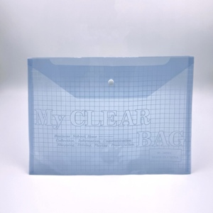 A4 nhựa rõ ràng PP treo thư mục tập tin và túi tài liệu với phong bì cho các trường học sử dụng tùy chỉnh màu sắc & logo - Product Image 5