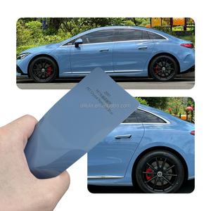 <span class=keywords><strong>Film</strong></span> PVC PPP en porcelaine de cristal bleu anti-rayures coloré changement de couleur protection automatique de la peinture <span class=keywords><strong>film</strong></span> de vinyle de couleur de voiture - Product Image 1