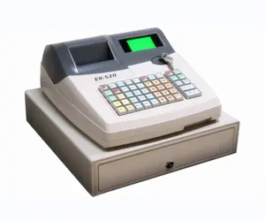 ECR High quality with steel construction cash drawer and key lock programmable cash register