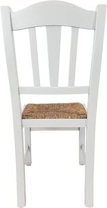<span class=keywords><strong>Sedia</strong></span> da Pranzo Moderna Tot Piccinni SILVANA in Legno di Pino di Alta Qualità, Robusta, Gambe in Legno da 8Kg, Stabile, <span class=keywords><strong>Laccata</strong></span> <span class=keywords><strong>Bianca</strong></span> con Seduta in Tessuto - Product Image 6