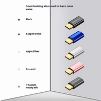 Adaptador de Tipo-C a Micro USB 3.0 de 2A para Teléfonos Móviles Android y Uso en Computadoras, Material de PVC