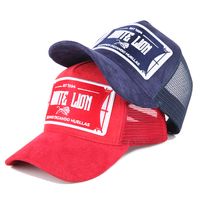 Gorra de camionero personalizada para hombre, 5 paneles, bordada, de malla