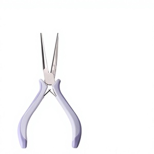 Pinzas de Manicura con Mango Largo y Puntas Afiladas; <span class=keywords><strong>Pinza</strong></span> Multifuncional <span class=keywords><strong>para</strong></span> Dar Forma a las <span class=keywords><strong>Uñas</strong></span>, Esculpir y Extender <span class=keywords><strong>Uñas</strong></span> de Plástico y Acero Inoxidable - Product Image 1