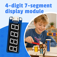 Módulo de Tubo Digital LED Rojo de 4 Dígitos Zetok OEM, Pantalla Numérica de 7 Segmentos para Proyectos DIY de Arduino y Relojes
