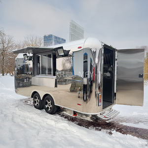 Camion remorquable avec équipement de cuisine complet, remorque à pizza, camionnette de restauration, bar à café mobile - Product Image 3