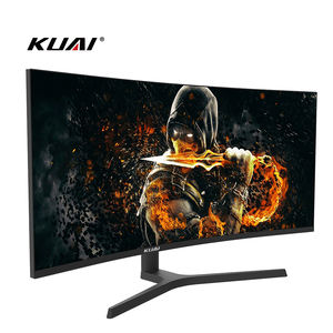 KUAI 165HZ 1ms <span class=keywords><strong>WQHD</strong></span> 3440x1440 Moniteurs PC 4K Synchronisation adaptative, inclinaison/hauteur réglable Support 34 pouces Moniteur de jeu incurvé ultra-large - Product Image 2