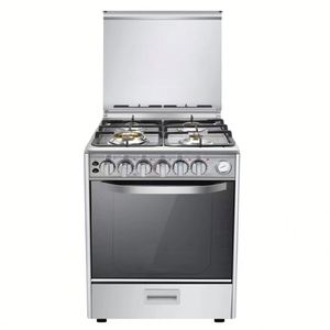 Cucina a <span class=keywords><strong>Gas</strong></span> con <span class=keywords><strong>Forno</strong></span> Integrato in Acciaio Inox, Doppio Fornello, Accensione Elettronica LPG e Griglia - Product Image 6