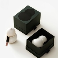 Bougie parfumée en céramique aromathérapeutique, décoration d'intérieur, bougie parfumée en cire de soja en forme de gourde créative avec couvercle pour Pâques
