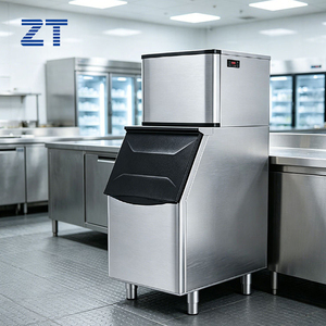 Machine à glaçons professionnelle en acier inoxydable avec contrôle intelligent et excellente performance de refroidissement - Product Image 1