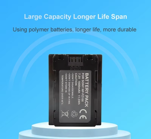 Batterie Li-Ion Ringteam NP-FZ100 pour <span class=keywords><strong>Sony</strong></span> A7M3, Alpha <span class=keywords><strong>7</strong></span>, A7 R, A7RM3, Alpha 9 Caméras (<span class=keywords><strong>7</strong></span>.2V, 1600mAh) - Product Image 4