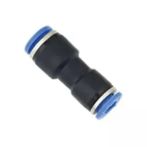 Série PU Pneumático One Touch Air Mangueira Tubo Conector Masculino Latão Reto Montagem Rápida