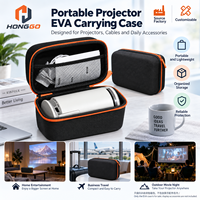 Étui de transport étanche personnalisé en EVA pour projecteur numérique avec fermeture éclair – Fabricant OEM ODM – Organisateur d'accessoires de voyage