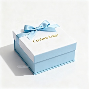 Boîte cadeau biodégradable faite à la main avec couvercle et base, emballage cadeau détachable, boîte cadeau pour la Saint-Valentin - Product Image 2