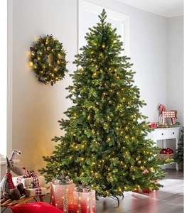 Cây Nhân Tạo Mã Hóa Cao Cấp Cây Thông Balsam Giáng Sinh <span class=keywords><strong>7</strong></span> <span class=keywords><strong>Ft</strong></span> Đèn LED Chiếu Sáng Trước Cây Giáng Sinh - Product Image 2